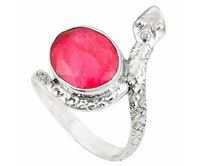 AutorskeSperky.com - Stříbrný prsten had - S2190 Stříbro