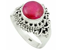 AutorskeSperky.com - Stříbrný prsten s rubínem -  S2254 Stříbro