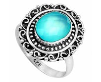 AutorskeSperky.com - Stříbrný prsten s chalcedonem - S2826 Stříbro