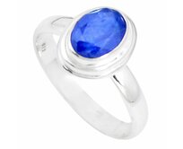 AutorskeSperky.com - Stříbrný prsten se safírem 2.56 kt s certifikátem - S3002 Stříbro