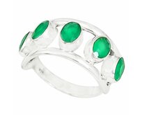AutorskeSperky.com - Stříbrný prsten s chalcedonem - S3043 Stříbro
