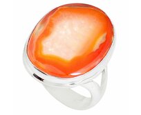 AutorskeSperky.com - Stříbrný prsten s achátem - S3086 Stříbro
