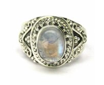 AutorskeSperky.com - Stříbrný prsten s labradoritem -  S3517 Stříbro