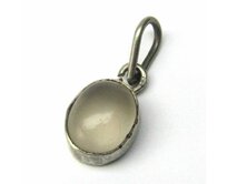 AutorskeSperky.com - Stříbrný přívěsek s mesíčním kamenem - S3581 Stříbro