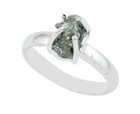 AutorskeSperky.com - Stříbrný prsten s diamantem 3 kt - S3958 Stříbro