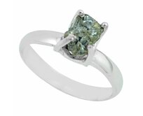 AutorskeSperky.com - Stříbrný prsten s diamantem 3 kt - S3975 Stříbro