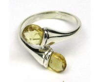 AutorskeSperky.com - Stříbrný prsten s citrínem -  S4412 Stříbro