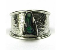 AutorskeSperky.com - Stříbrný prsten s opálem -  S4744 Stříbro