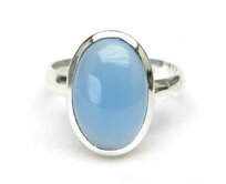 AutorskeSperky.com - Stříbrný prsten s chalcedonem - S5960 Stříbro