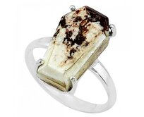 AutorskeSperky.com - Stříbrný prsten s magnezitem - S6106 Stříbro