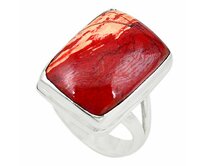 AutorskeSperky.com - Stříbrný prsten s jaspisem - S2481 Stříbro