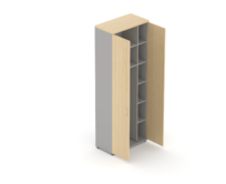 NABYTEK-DESIGNOVY.CZ - S686 03 - Kancelářská skříň Komfort, 80x38,5x218,5 cm, dveře 5/5 , calvados