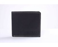 Peněženka Wild by Loranzo, pánská 988, kožená, černá barva