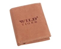 Pánská kožená peněženka Wild Tiger AM-28-037 malá světle hnědá