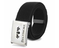 Textilní pásek Beltimore černý  F79