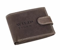 Pánská kožená peněženka Wild Tiger ZM-28-049 tmavě hnědá