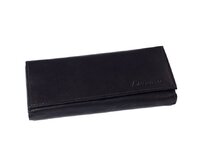Dámská peněženka kožená černá, Loranzo 440