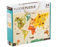 Velké podlahové puzzle Petit Collage - Mapa světa