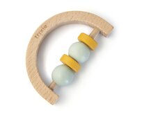 Dřevěné chrastítko Trixie - Mint Yellow