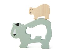 Dřevěné baby puzzle Trixie - Mr. Polar Bear