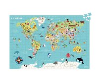 Puzzle mapa světa 500 dílků - Vilac