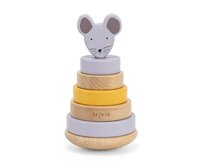 Dřevěná stohovací hračka Trixie - Mrs. Mouse