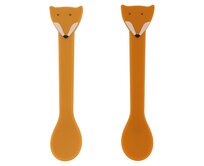 Dětské silikonové lžičky Trixie Baby - 2pack Mr. Fox