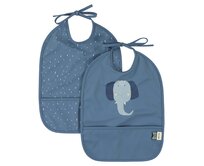 Dětský bryndák s kapsou Trixie Baby 2-pack Mrs. Elephant