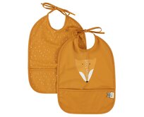 Dětský bryndák s kapsou Trixie Baby 2-pack Mr. Fox