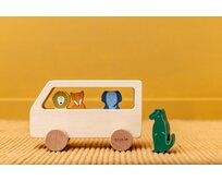 Dřevěný autobus Trixie - zvířátka