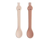 Dětské silikonové lžičky Trixie 2-pack - Mrs. Rabbit