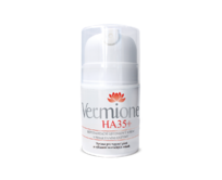 Vermione HA35+ - Revitalizační liftingový krém s bioaktivními enzymy. Obsahuje vysoký podíl kyseliny hyaluronové, protivráskový komplex vitamínu E a kolagenu, čímž minimalizuje přítomnost viditelných vrásek