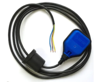Hladinový spínač plovákový pro čistou vodu (plnění, vypouštění), NO+NC, PVC 1.6 m