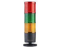 Tři vrstvy sloupek / LED maják s bzučákem povrchovou montáž 12-24-40-250V AC/DC 12-24V AC/DC