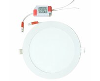 Kulatý LED panel 15W / 1350Lm kruhový vestavný, napájecí zdroj součástí sestavy Studena bílá - 6500K