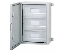 Rozvodnice plastová pro modulové přístroje šedé dveře, IP65, Plastim 400x600x200