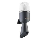 LED siréna s opt. signalizací white / 40-250V AC/DC