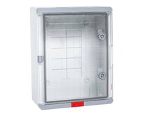 Plastový box IP 67, transparentní dveře, 300x200x130 mm