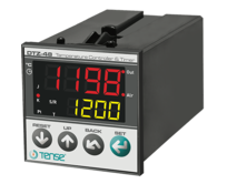 Mikroprocesorový regulátor teploty PID s časovačem pro montáž do panelu 1750°C 48mm x 48mm