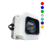 7 barev - 7 melodií blikající světlo RGB signální maják , 85-250V