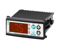 Digitální relé regulace teploty a vlhkosti pro montáž do panelu, ON - OFF