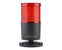 LED sloupek se zvukovým signálem Poplachová siréna Signální maják pro povrchovou montáž červená / 12-24V AC/DC