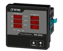 3-fázové digitální panelové měřiče Multimetr proudu Napětí Indikátor frekvence 250A