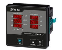 3-fázové digitální panelové měřiče Multimetr proudu Napětí Indikátor frekvence X/5