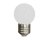 Barevná led žárovka e27 1w / 90lm bílá / white