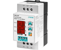 Digitální nadproudové relé s ochranou napětí a 3×3místným LED displejem