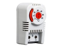 Bimetalový termostat 0-60C NC, , Plastim