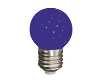Barevná led žárovka e27 1w / 90lm modrá / blue