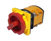 Hlavní vypínač s kovovou os , uzamykatelný ruční pohon na dveře 3-4 pólů 25A-80A 3 póly / 40A