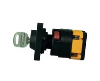 Skupinový přepínač  s klíčem / zámkem  I-0-II, 1-0-2, ZAP/VYP/ZAP,  1-2-3-4 pólů 3 póly / 20A